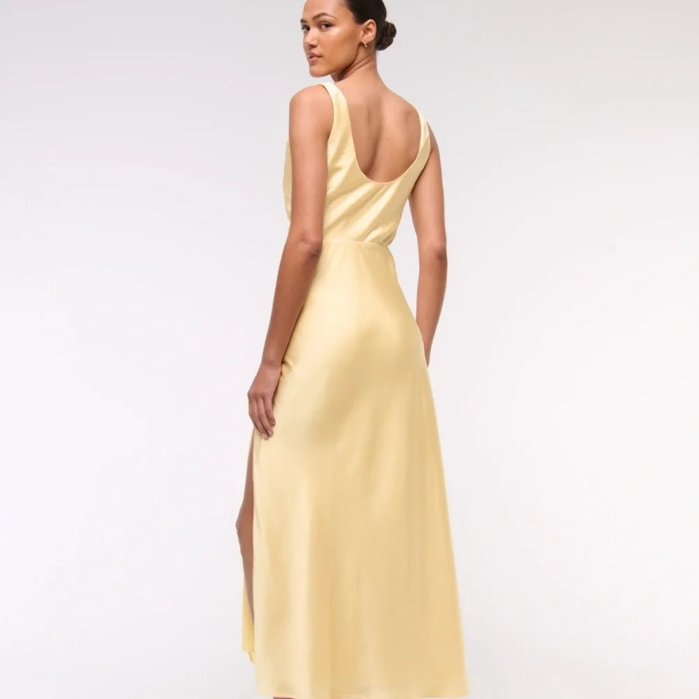 Abercrombie & Fitch Yellow Maxi Dress